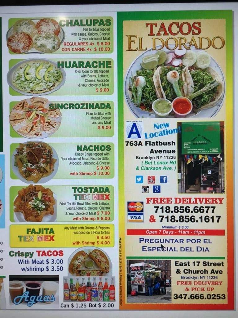 Tacos El Dorado - Brooklyn, NY menu_pic