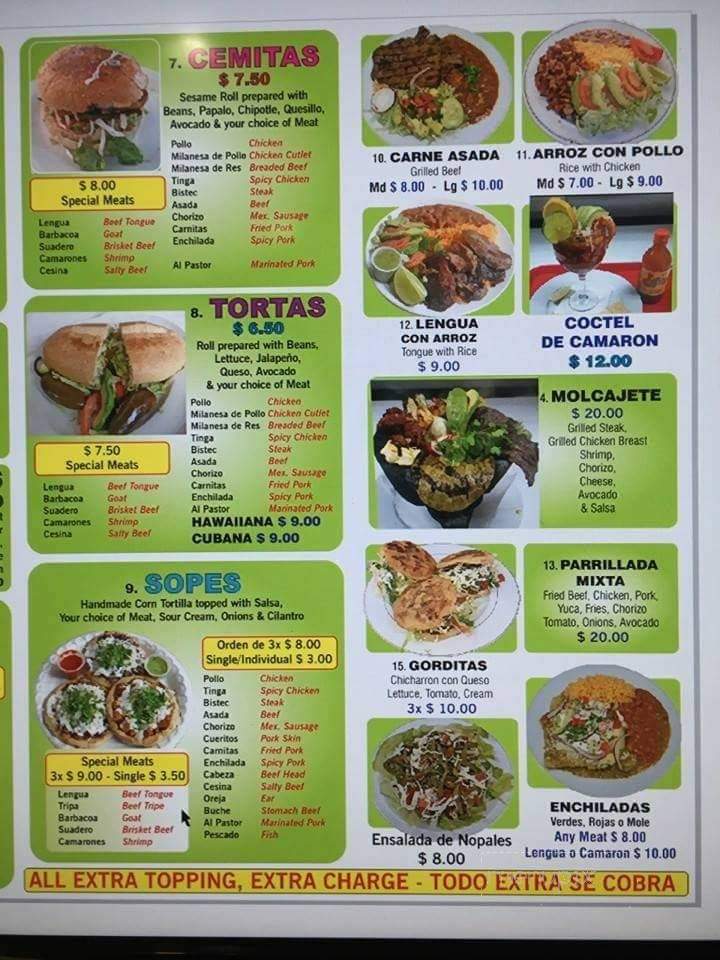 Tacos El Dorado - Brooklyn, NY menu_pic