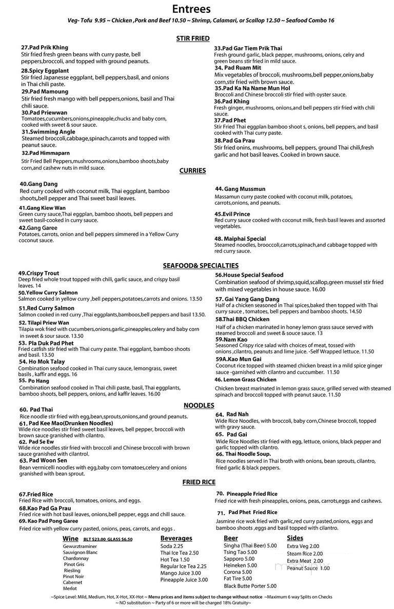 Maiphai Thai Cuisine - Portland, OR