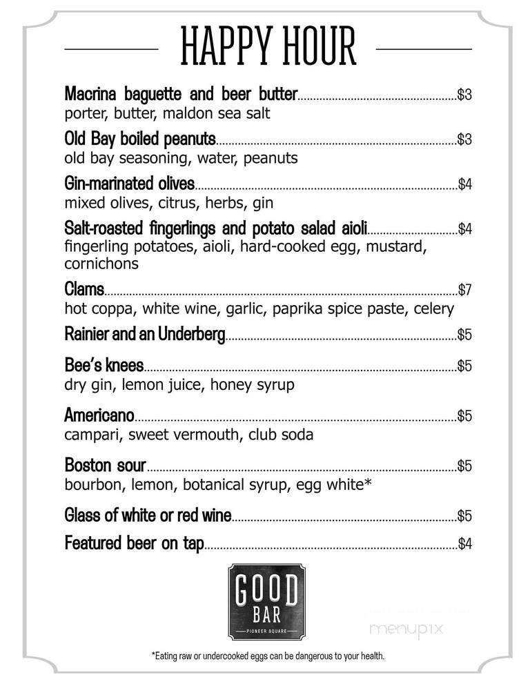 Good Bar - Seattle, WA