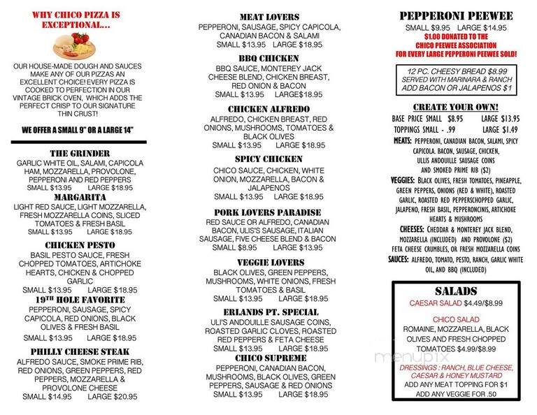 19th Hole Bar & Grill - Bremerton, WA menu_pic