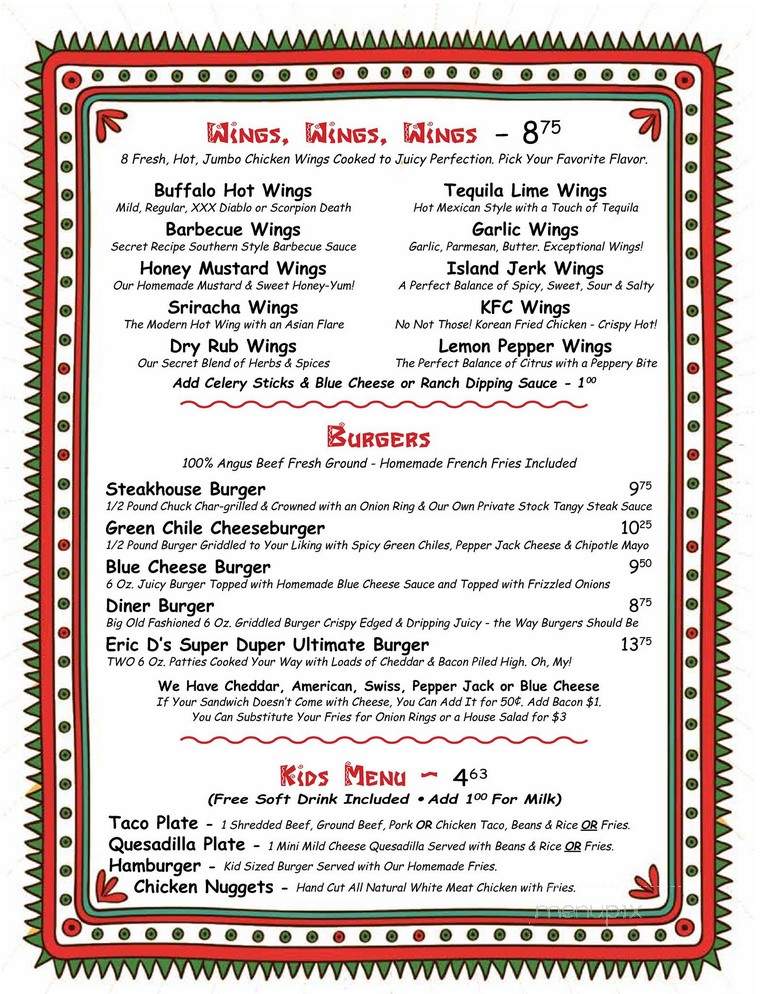 Tres Locos - Palatine Bridge, NY menu_pic
