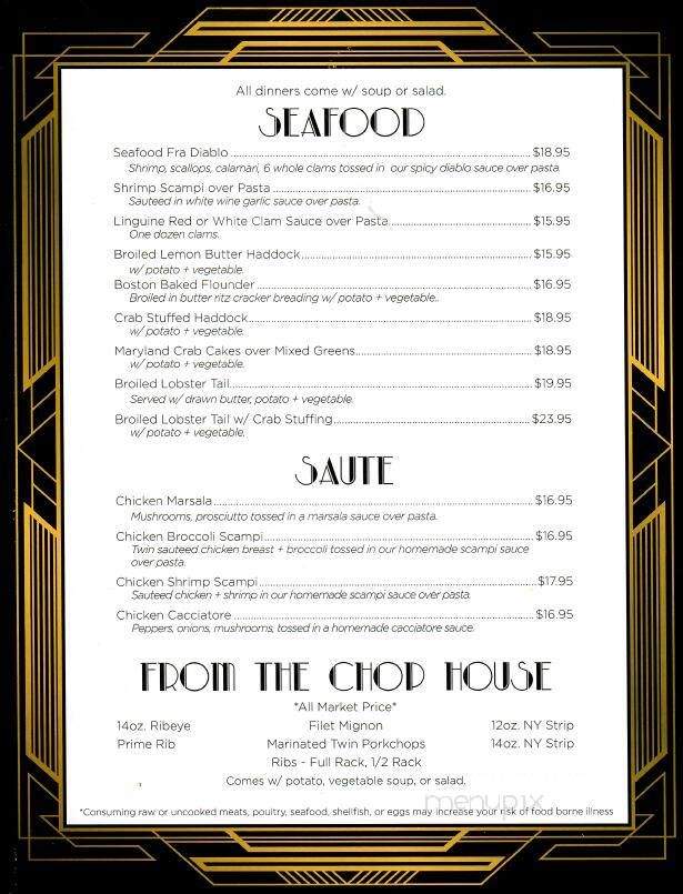The Herrick Lodge - Union Dale, PA menu_pic
