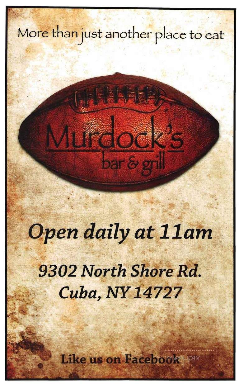 Murdock's Bar & Grill - Cuba, NY