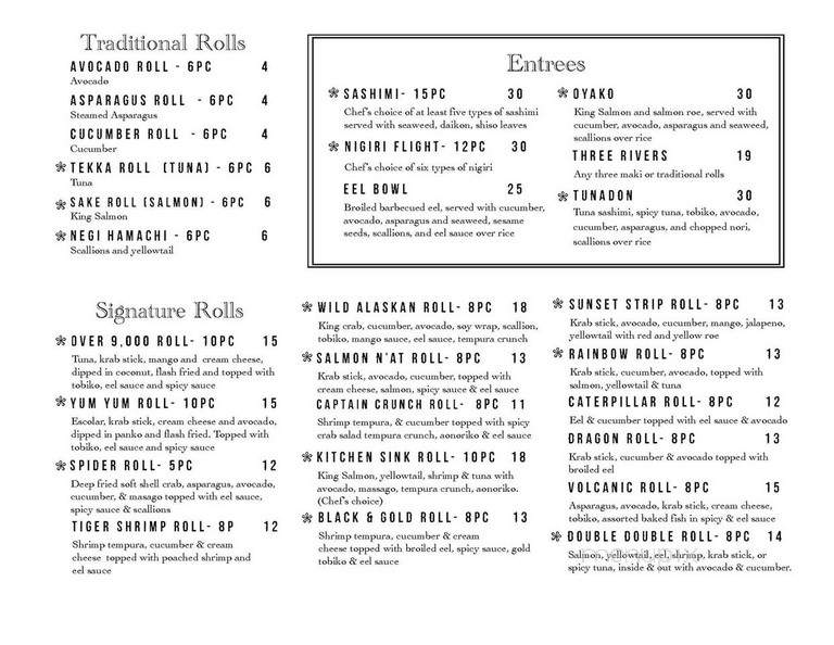 Luke Wholey's Wild Alaskan Grille - Pittsburgh, PA menu_pic