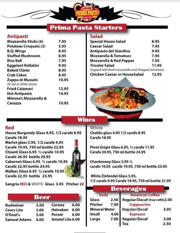 Fresh Italian Pasta - Jamaica, NY menu_pic