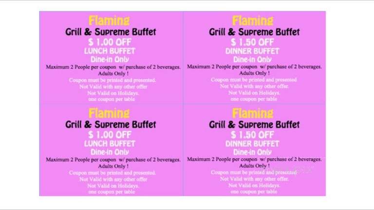 Flaming Grill Buffet - West Babylon, NY