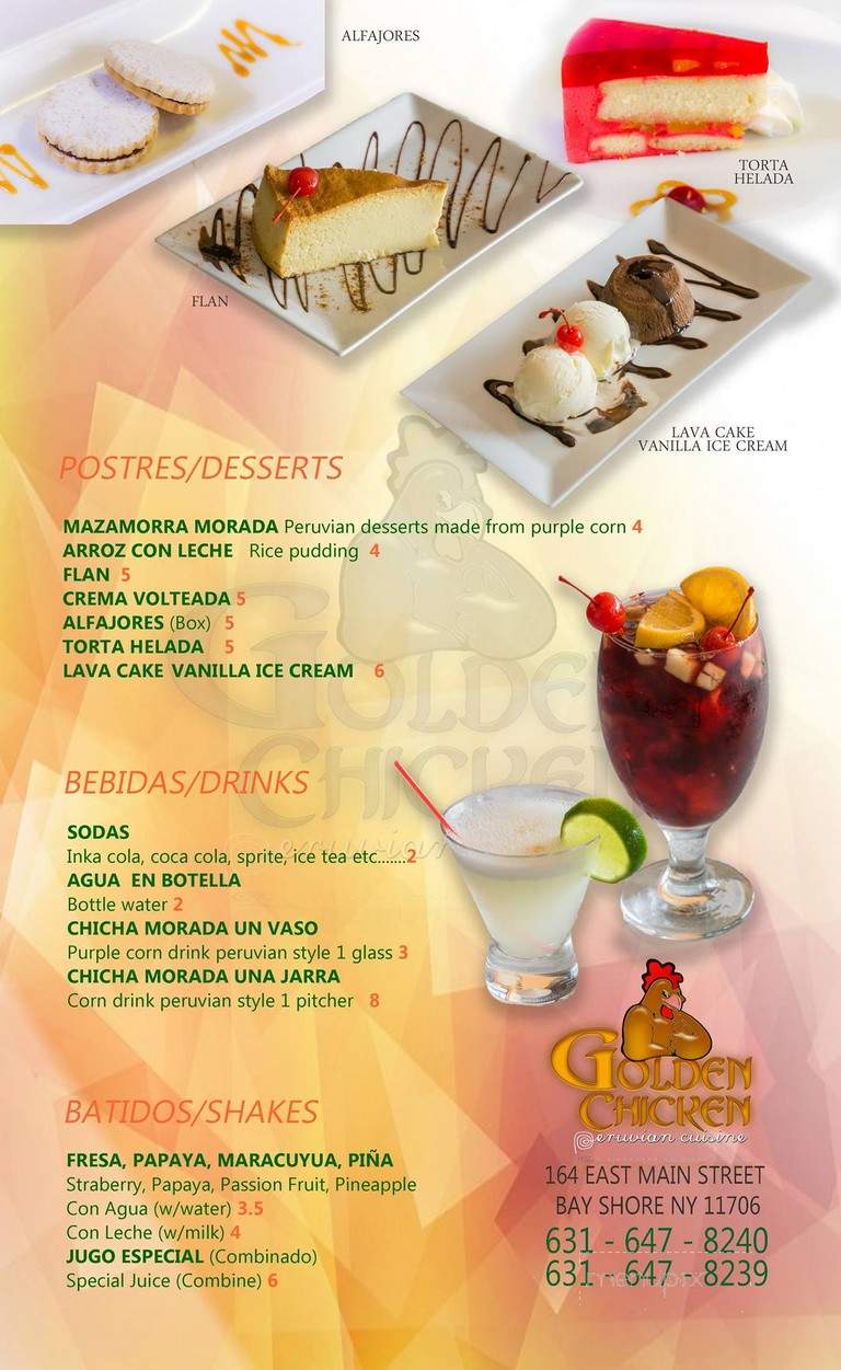 golden chicken golden chick menu