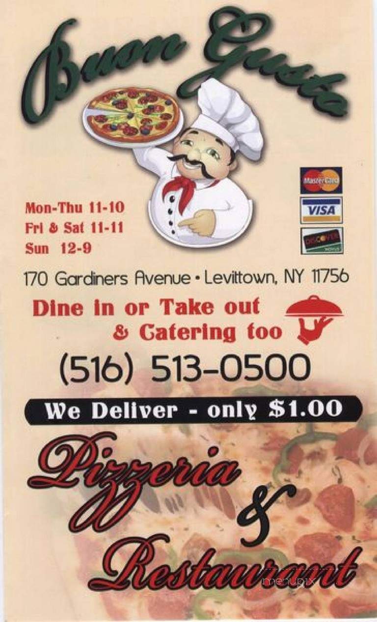Buon Gusto - Levittown, NY menu_pic