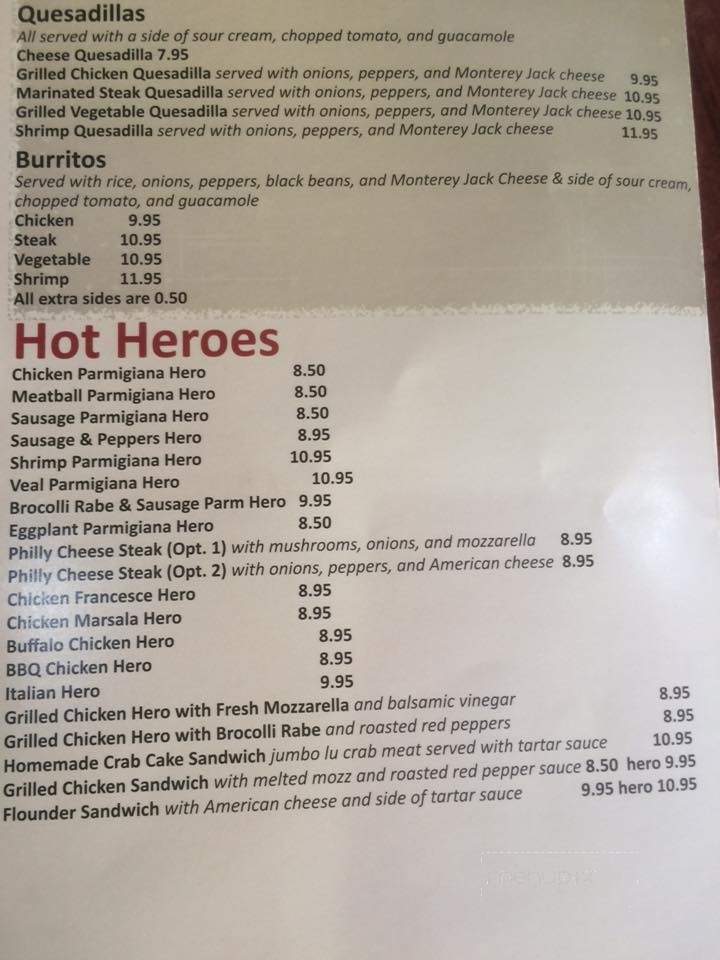 Melrose East Restaurant and Pizza - Southampton, NY menu_pic