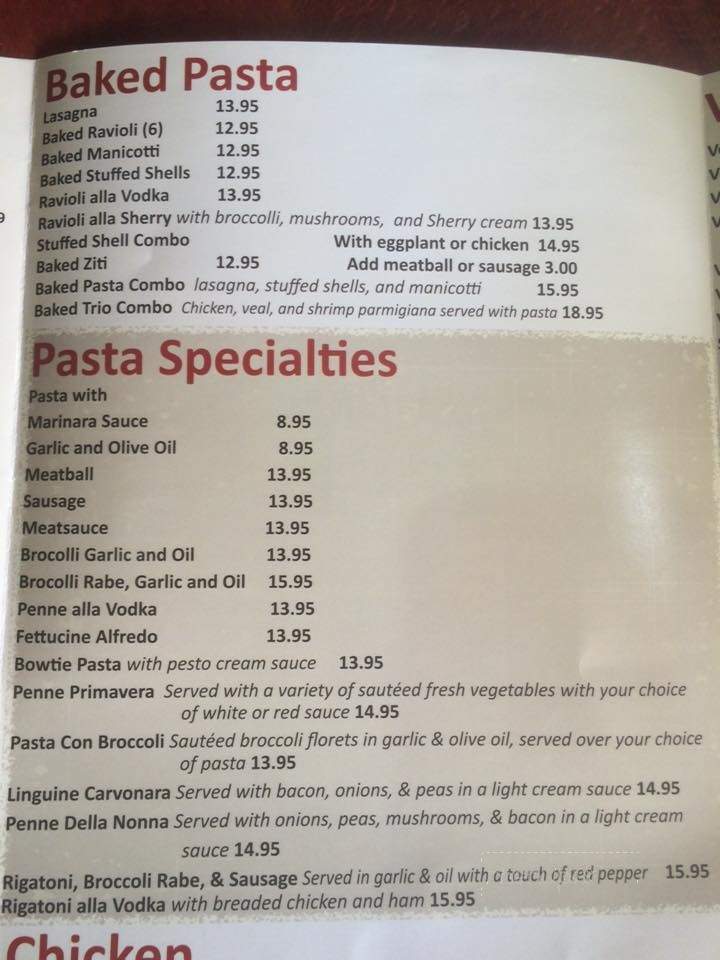 Melrose East Restaurant and Pizza - Southampton, NY menu_pic