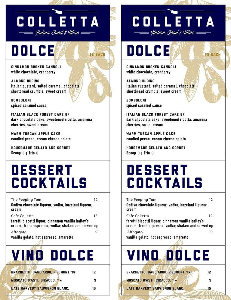 Colletta - Alpharetta, GA menu_pic