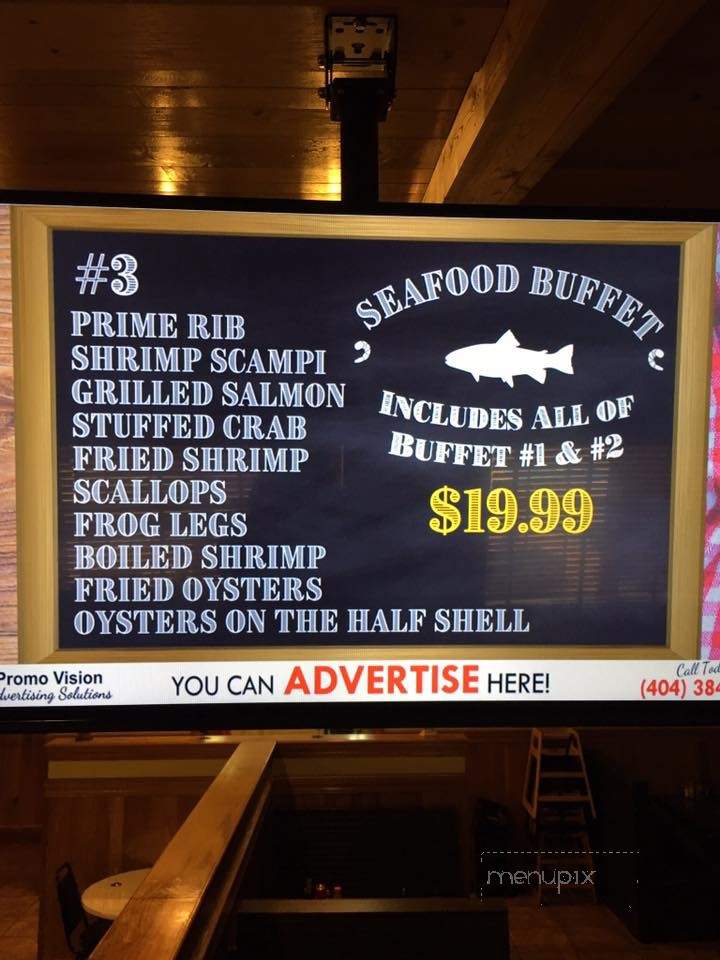 Tims Lighthouse Seafood Buffet and Country Cookin - Milner, GA menu_pic