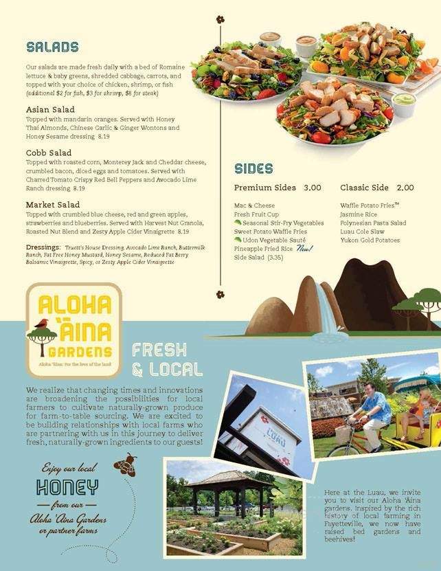 Truett's Luau - Fayetteville, GA menu_pic