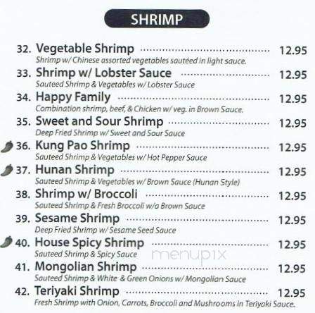 Chef Chang's Asian Grill - Columbus, GA menu_pic