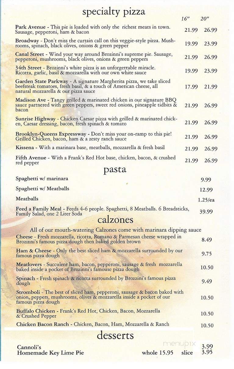 Brozinni Pizza - Santa Rosa Beach, FL menu_pic