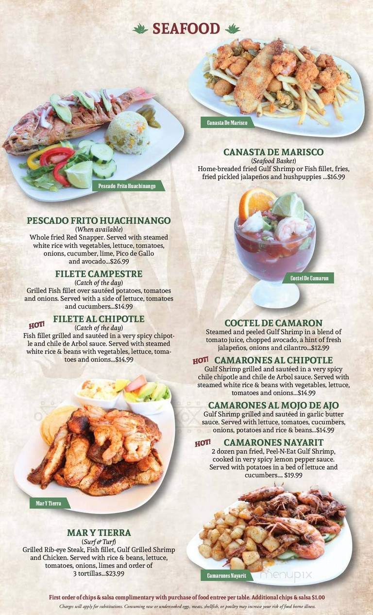 Pepito's Mexican Restaurant - Destin, FL menu_pic