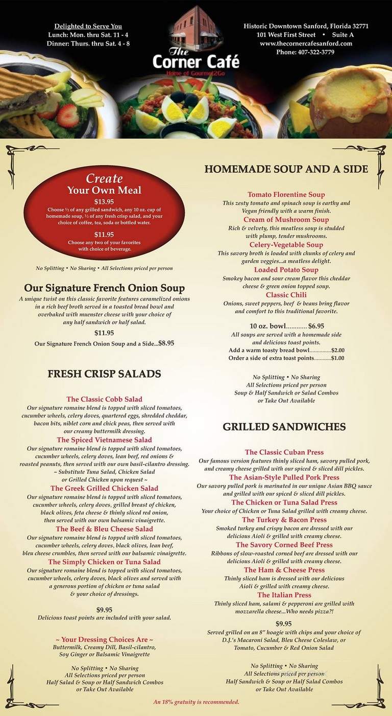 Gourmet2Go - Sanford, FL menu_pic