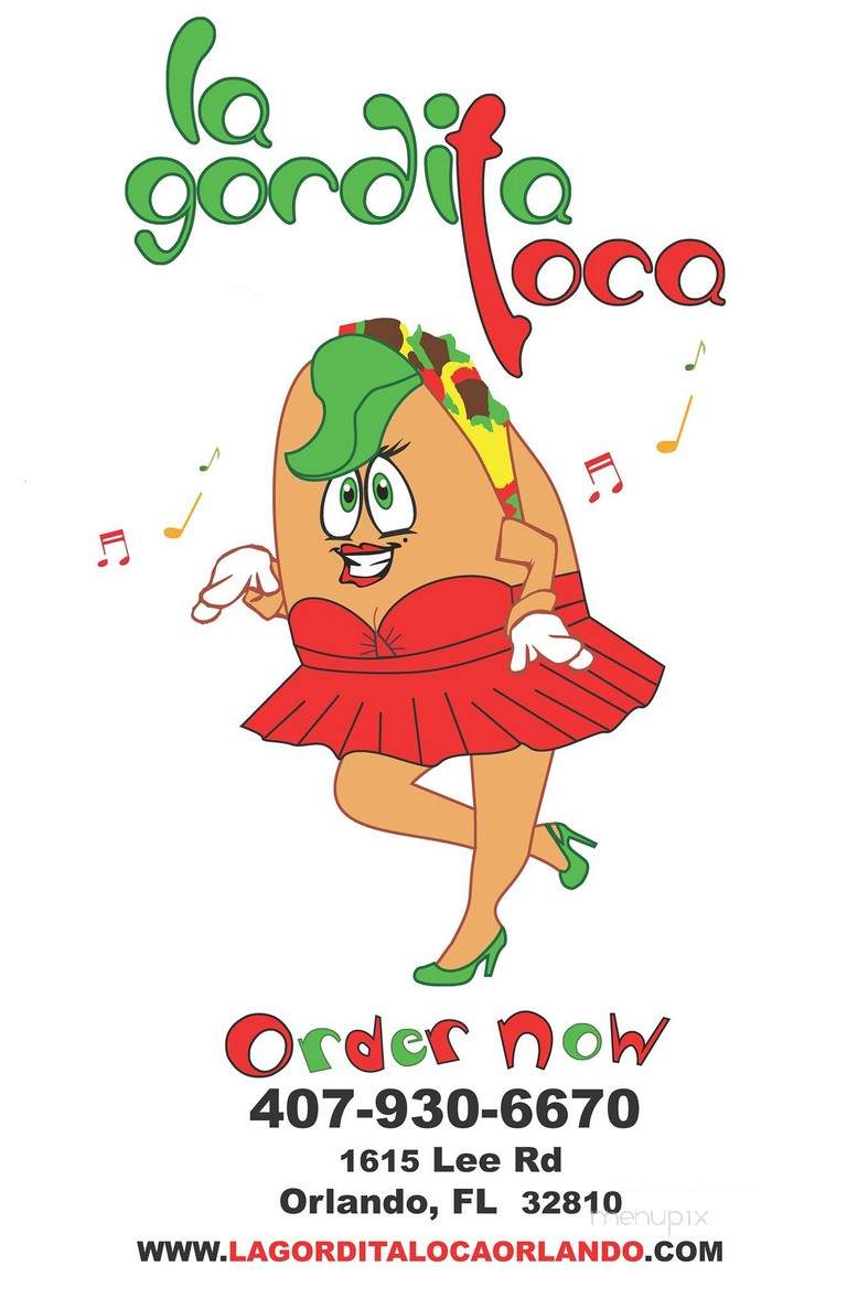 La Gordita Loca - Orlando, FL menu_pic