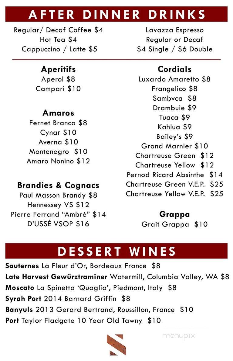 Slate Restaurant - Orlando, FL menu_pic