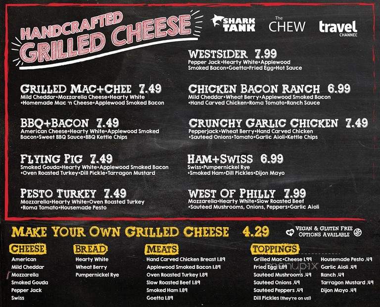 Tom + Chee - Orlando, FL menu_pic