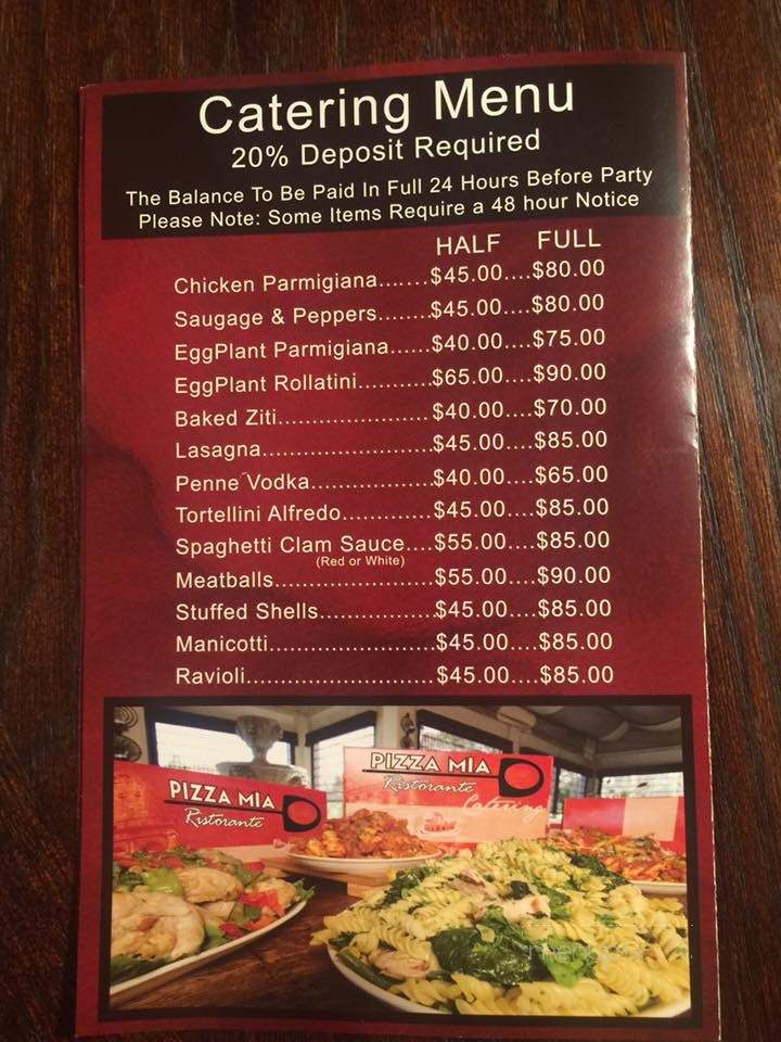 Pizza Mia - Orlando, FL menu_pic