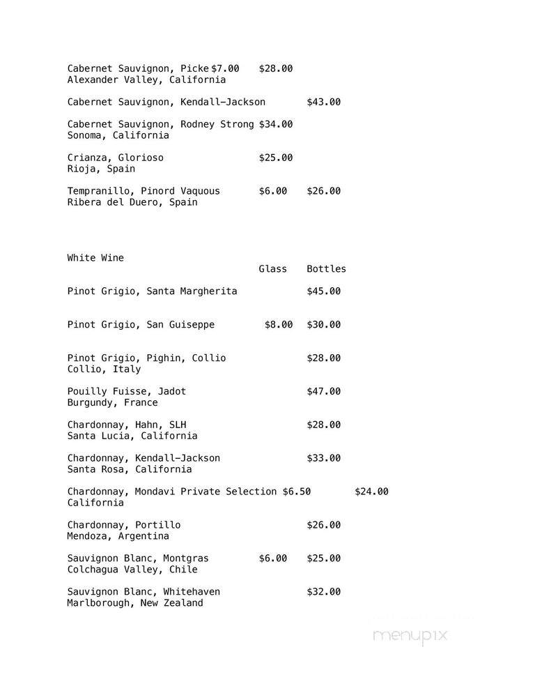 Catch Grill & Bar - Miami, FL menu_pic