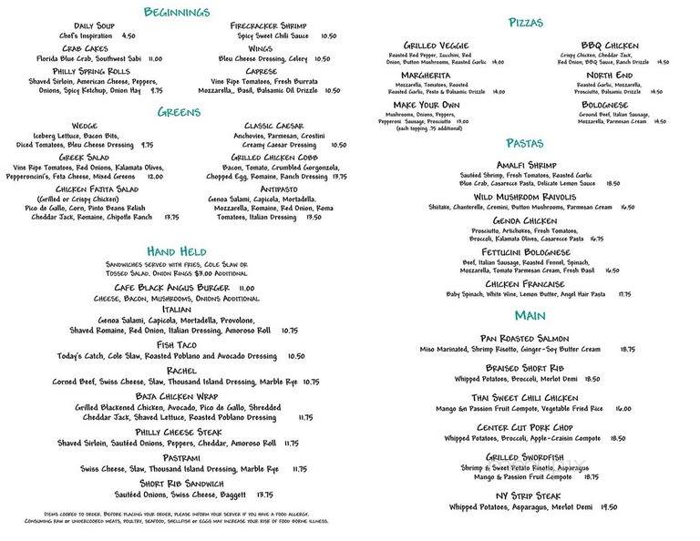 Cafe Verona - Naples, FL menu_pic