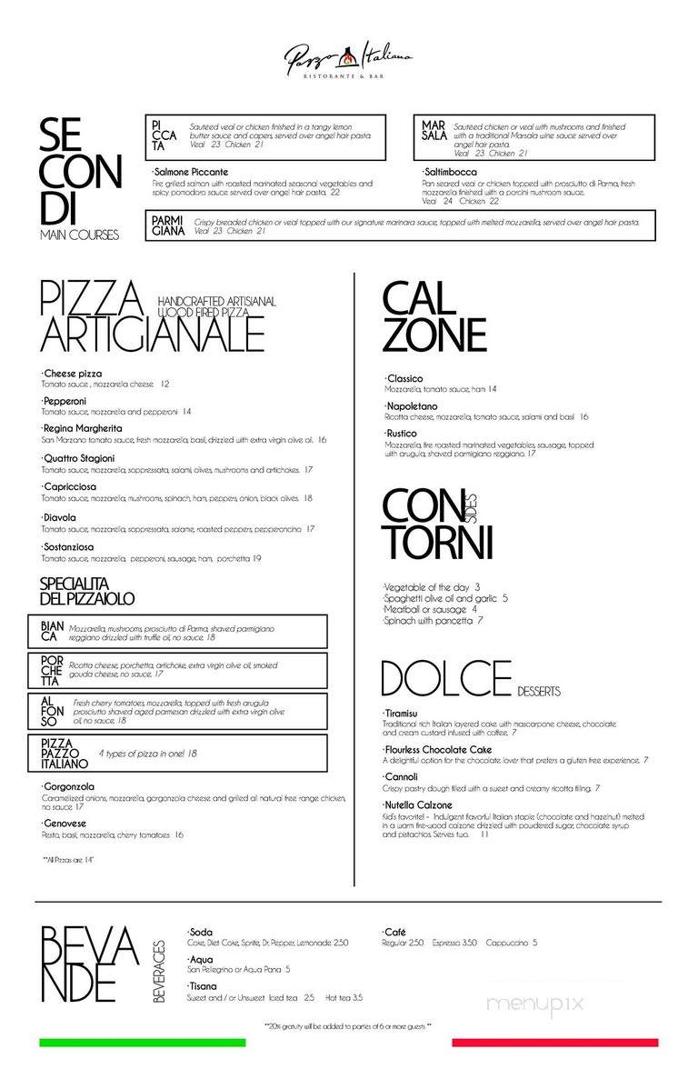 Pazzo Italiano - Delray Beach, FL menu_pic