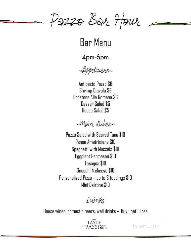 Pazzo Italiano - Delray Beach, FL menu_pic