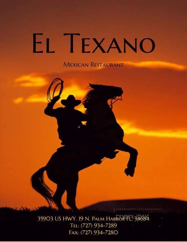 El Texano - Palm Harbor, FL menu_pic