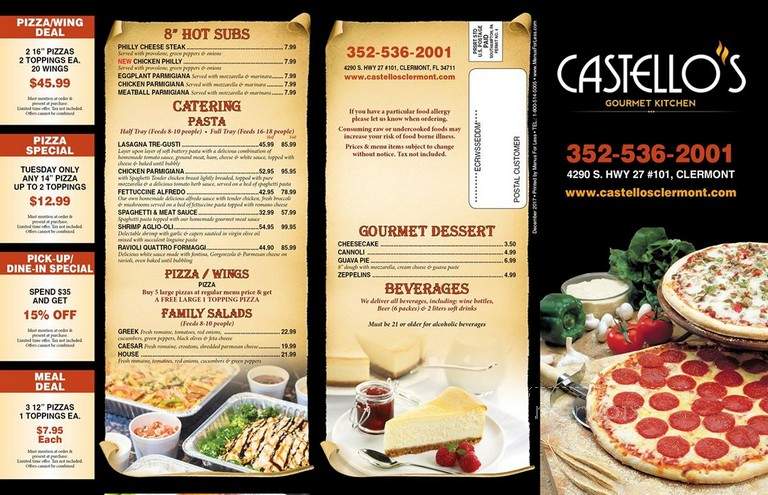 Castello's Gourmet Kitchen - Clermont, FL