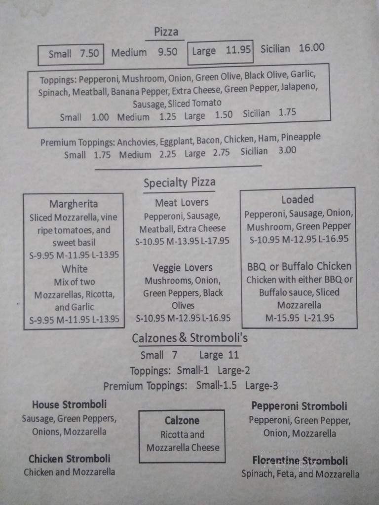 Key West Sub Shop - Englewood, FL menu_pic