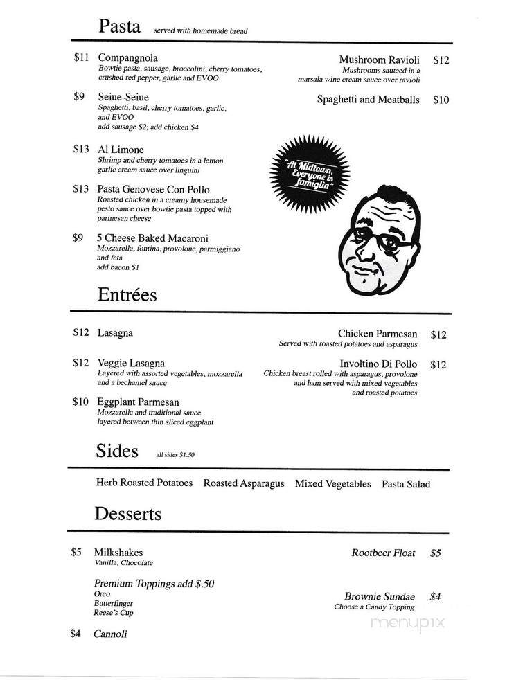 Midtown Pizza Kitchen - Prattville, AL menu_pic