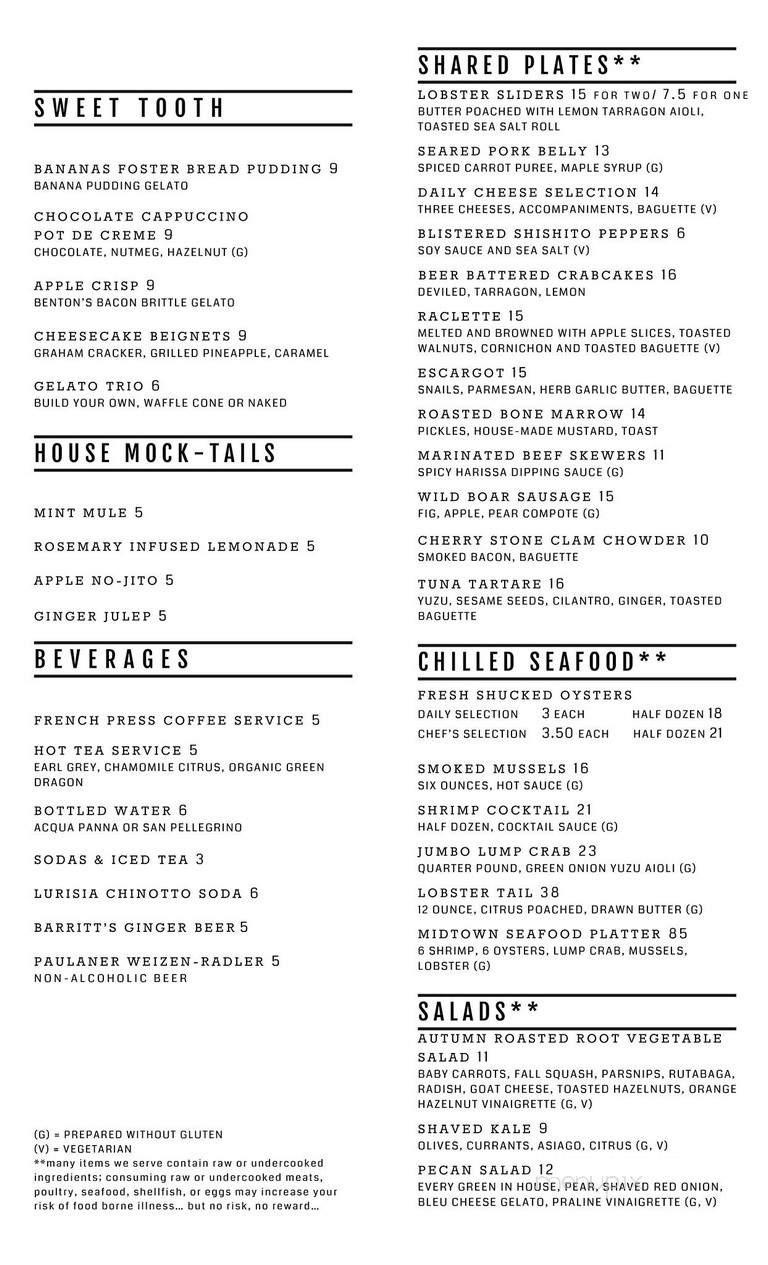 Union Common - Nashville, TN menu_pic