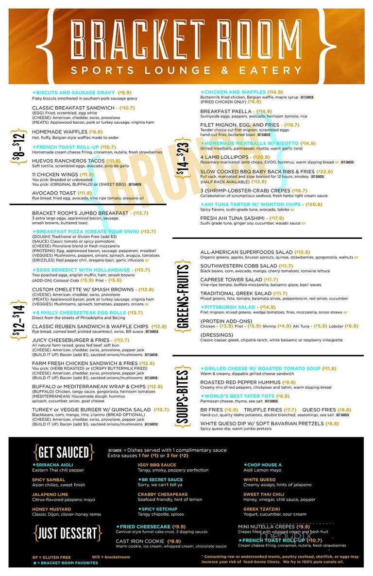 Bracket Room - Arlington, VA menu_pic