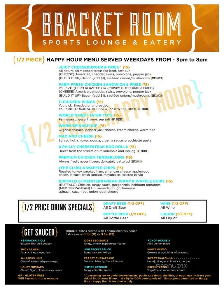 Bracket Room - Arlington, VA menu_pic