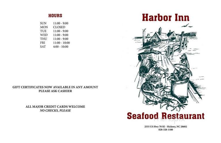Harbor Inn Seafood - Hickory, NC