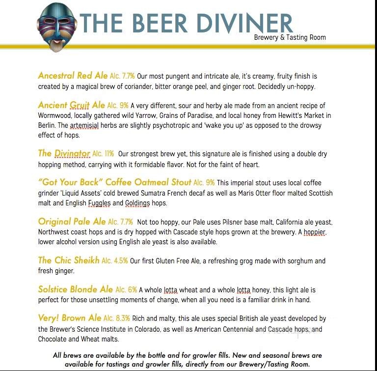 The Beer Diviner - Cherry Plain, NY