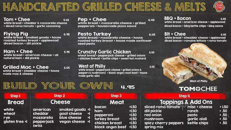 Tom + Chee - Nashville, TN menu_pic
