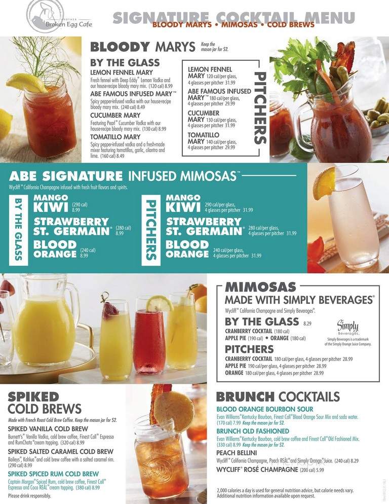 Another Broken Egg Cafe - Nashville, TN menu_pic