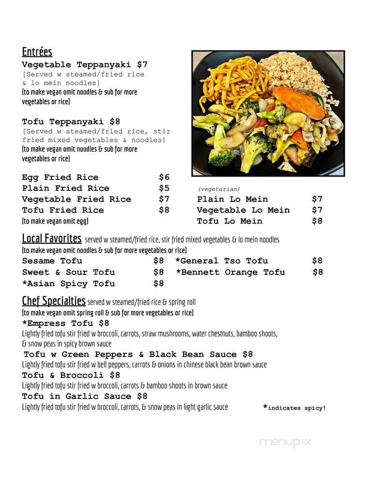Golden Chopsticks - Crossville, TN menu_pic