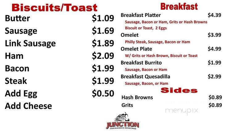 The Carthage Junction Deli - Carthage, MS menu_pic