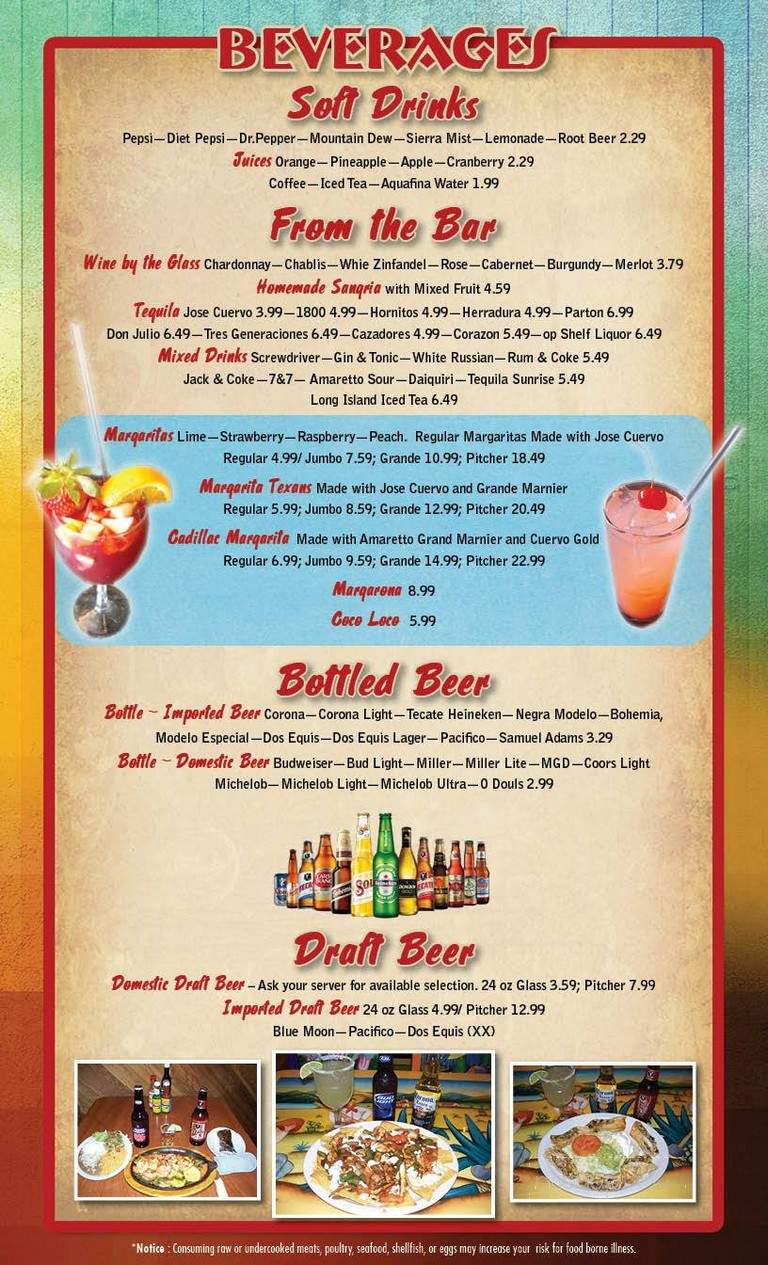 El Ranchero - Fort Wright, KY menu_pic