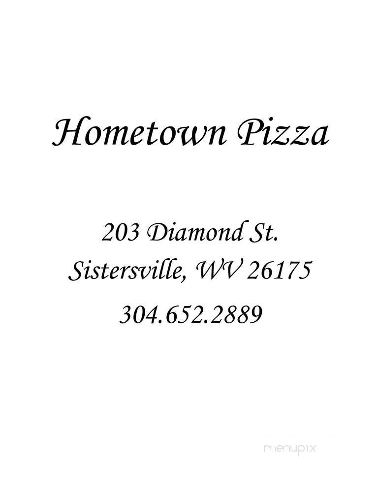 Hometown Pizza - Sistersville, WV