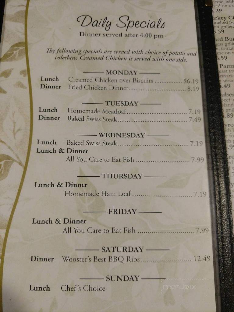 Green Leaf's - Cleveland, OH menu_pic