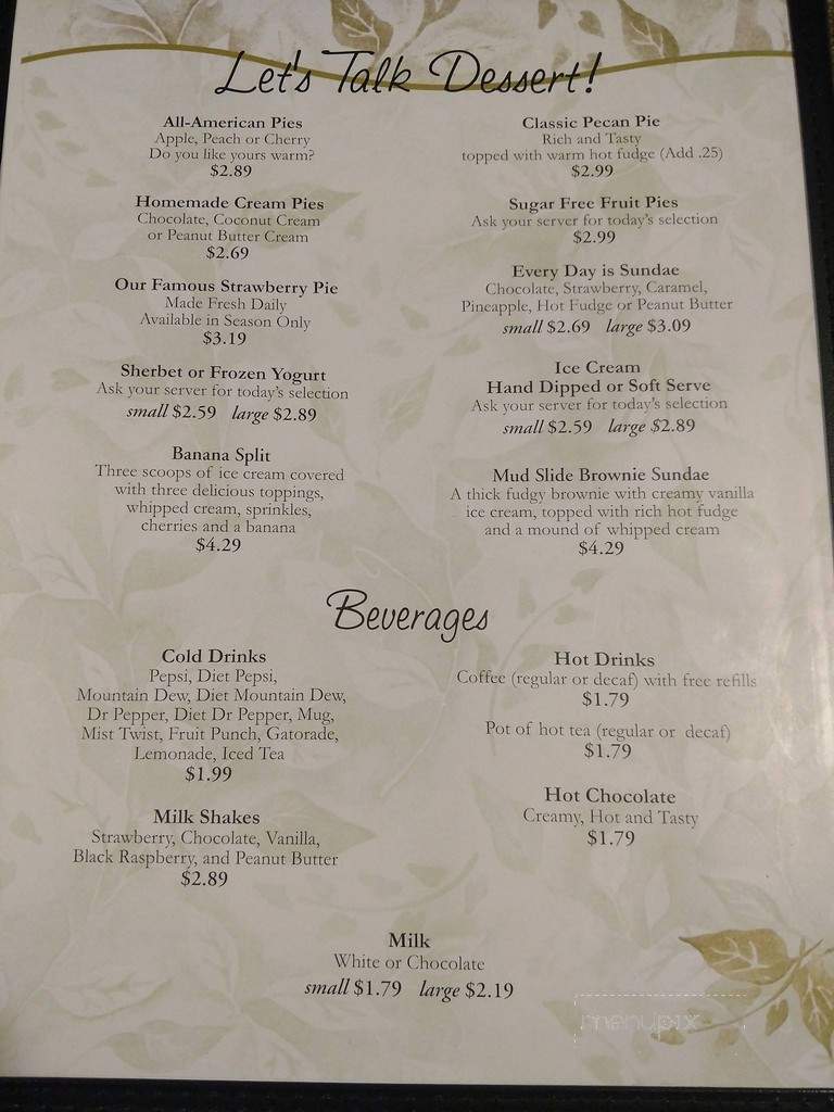 Green Leaf's - Cleveland, OH menu_pic