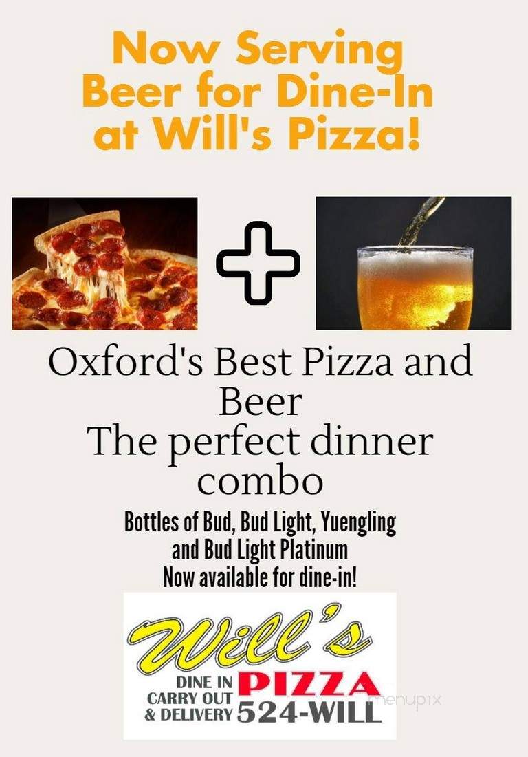 Will's Uptown Pizza - Oxford, OH