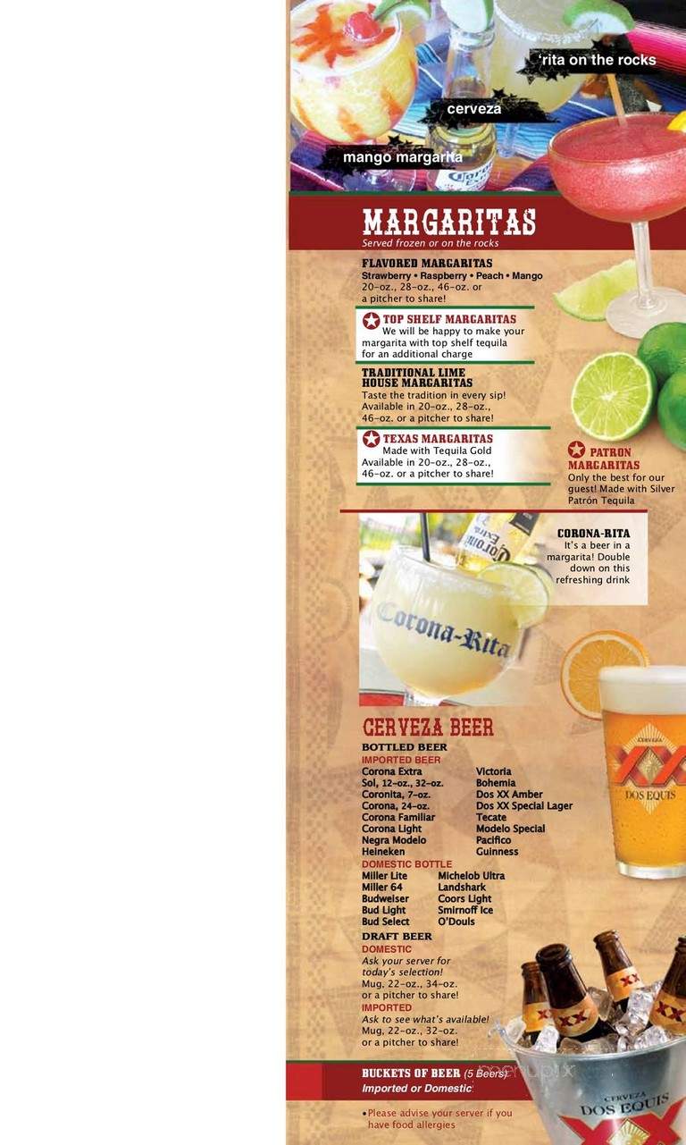 El Reparo X-Press - Rushville, IN menu_pic