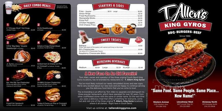 Hillbilly Deluxe Barbeque - South Bend, IN menu_pic